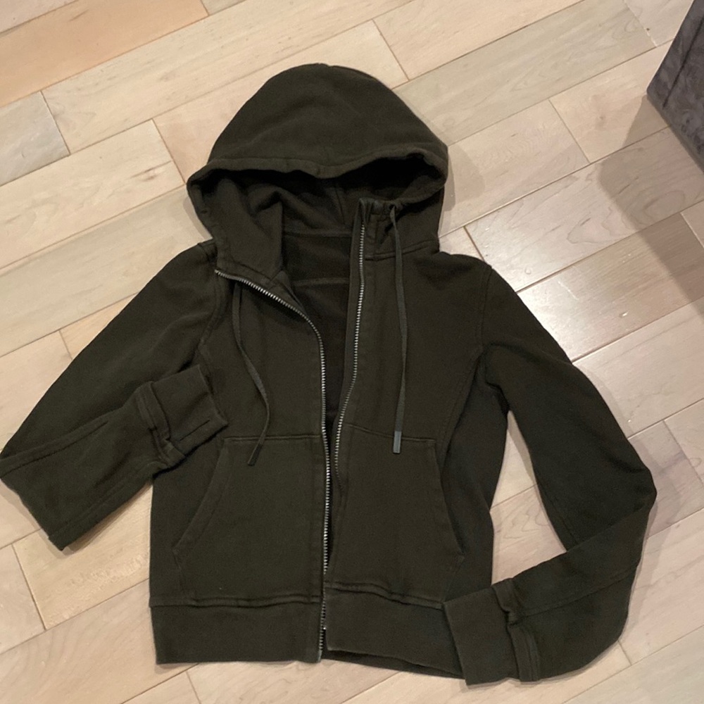 Lululemon Soft Stretch Cotton Basic Olive Green H… - image 2